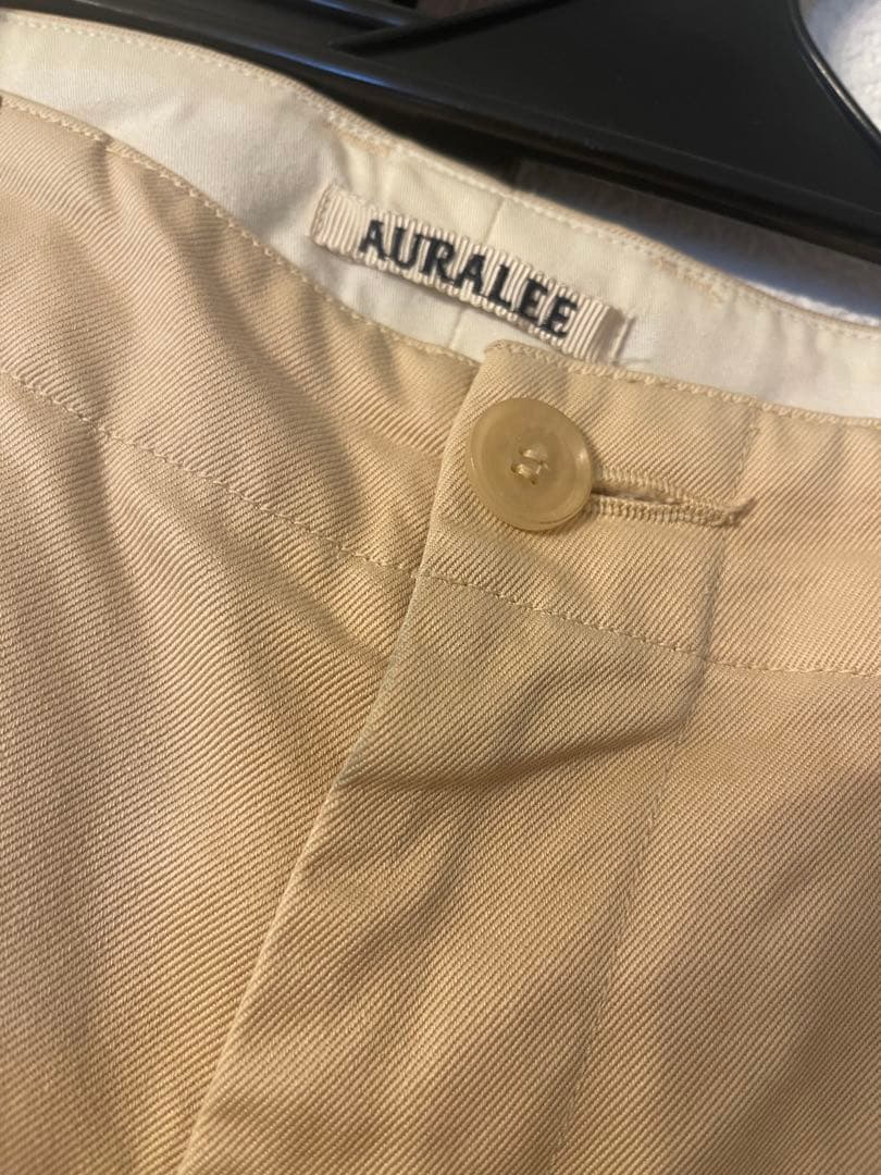 限定値下げ　AURALEE フィンクスチノワイドタックパンツ