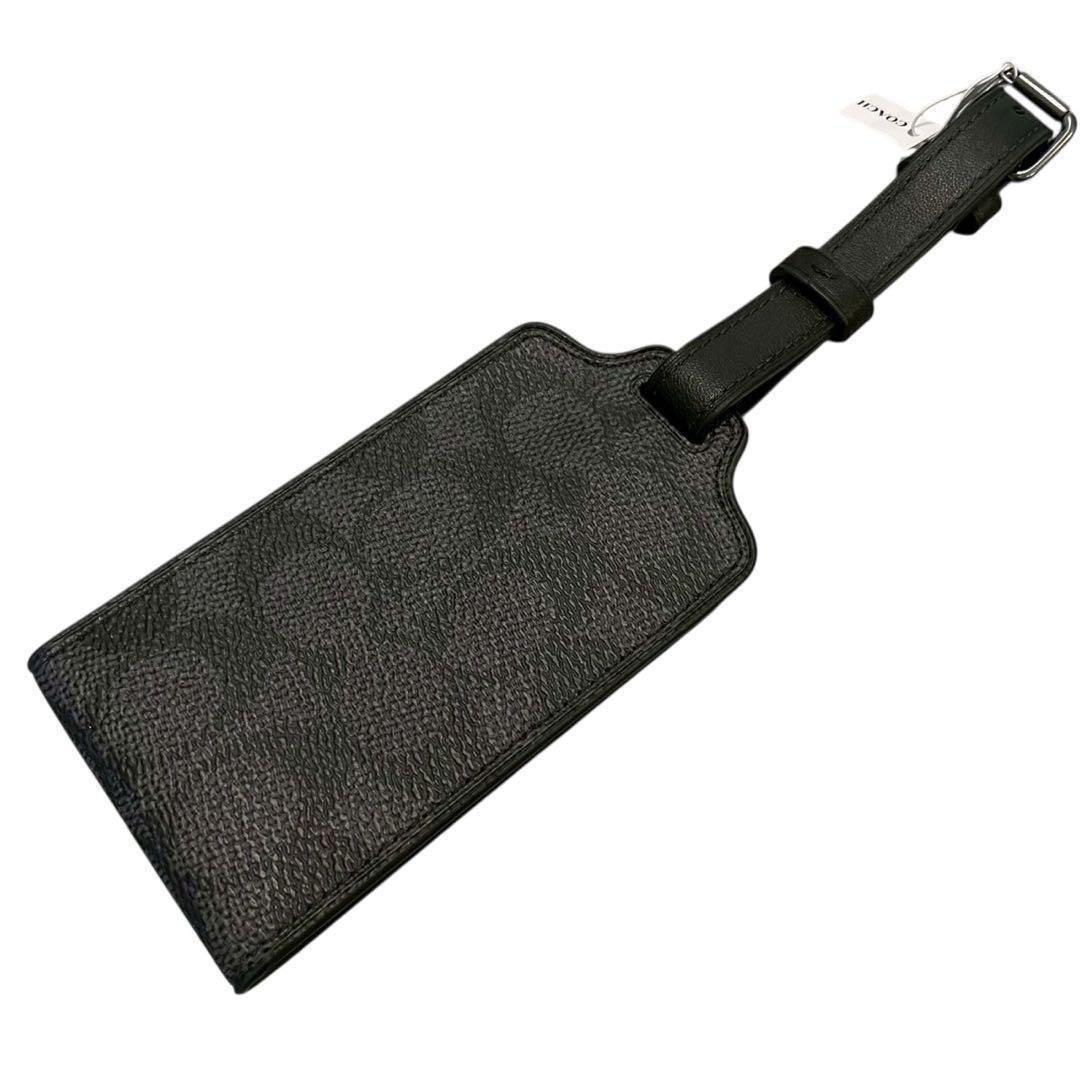 【新品】Coach コーチ ラゲッジタグ ネームタグ グレー パッチ