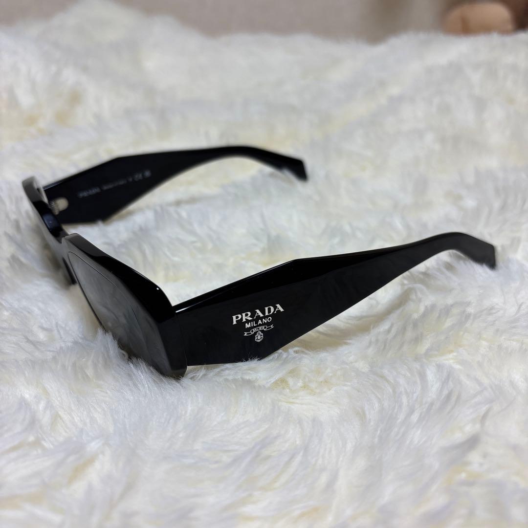 PRADA サングラス スクエア ブラック 美品 付属品完備