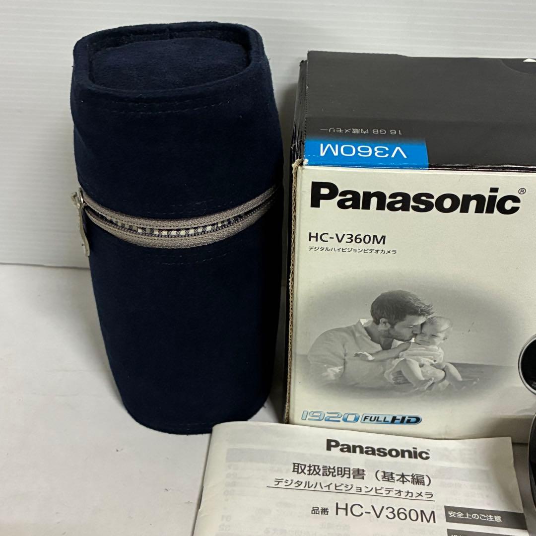 PanasonicハンディカムHC-V360Mバッテリー2個16gSDカード付