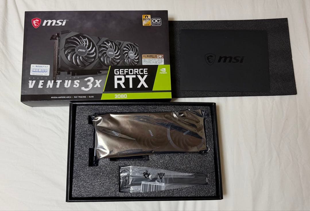 新品未開封／GeForce RTX 3080 VENTUS 3X 10G OC