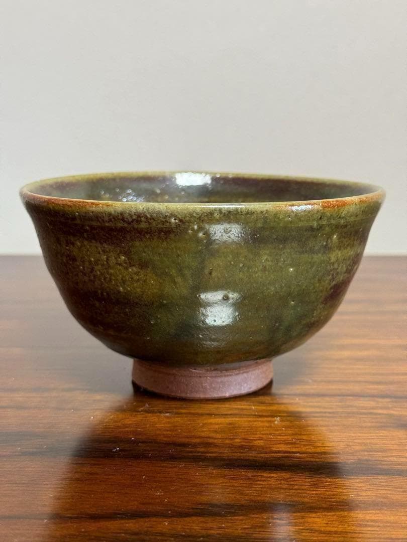 【新品未使用！】抹茶碗　茶道　高級茶碗　お茶　茶道具　グリーン　陶芸　工芸品