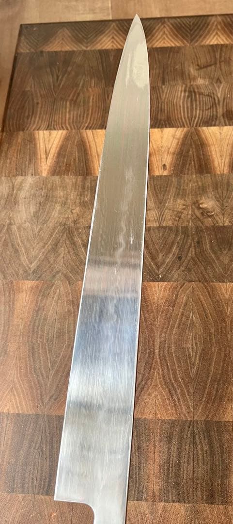 堺打刃物　水本焼　柳刃　尺一　包丁 　刺身　青鋼　水野鍛錬所　黒檀