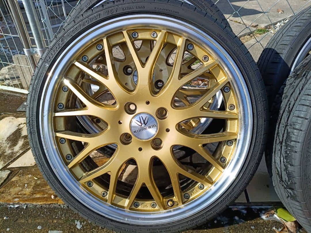 17インチ 165/40 r17タイヤ．ホイールセット