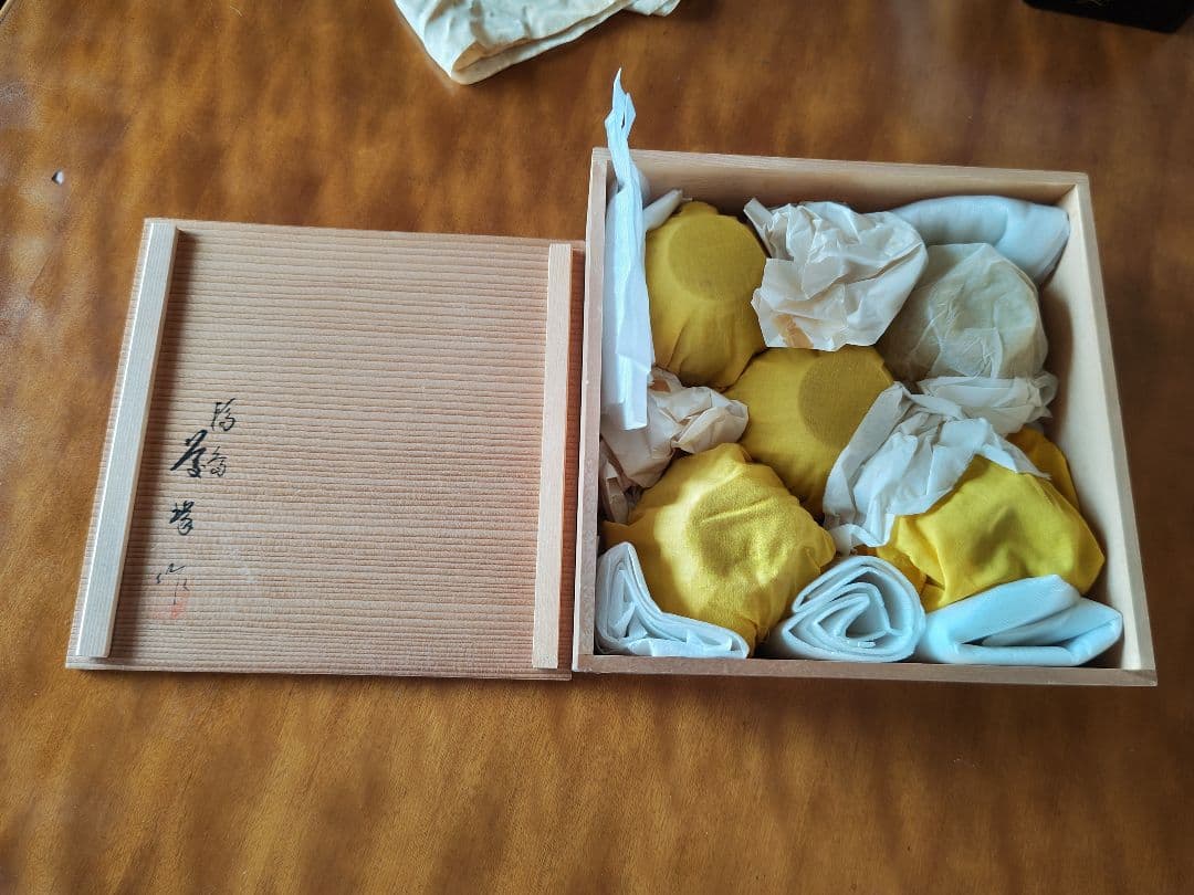 輪島塗 慶塚作 蒔絵糸目蓋付き吸い物椀5客 新品未使用