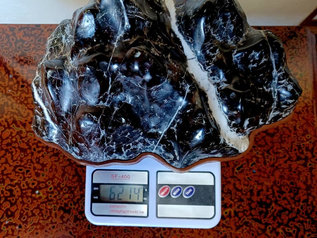 滝石　水石　盆石