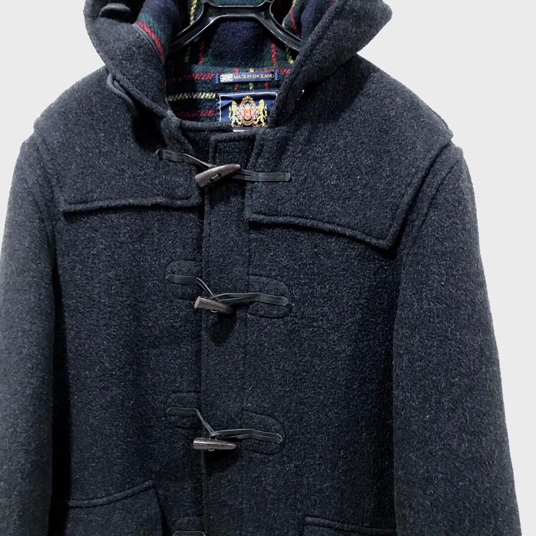 ★良品★GLOVERALL グローバーオール ダッフルコート 裏地チェック 38