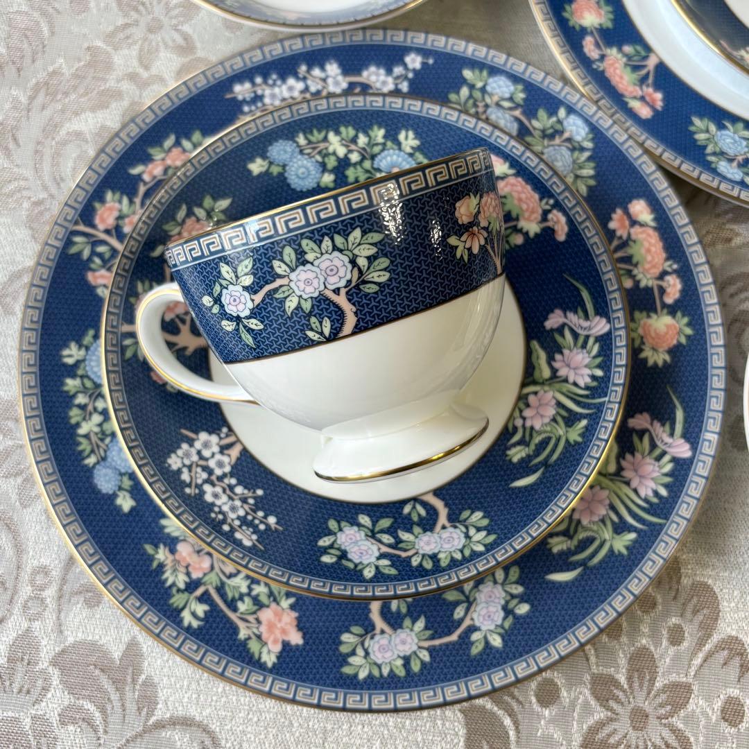 美品❤️ウェッジウッド❤️ブルーサイアム❤️カップ＆ソーサー他　カルテット　2セット