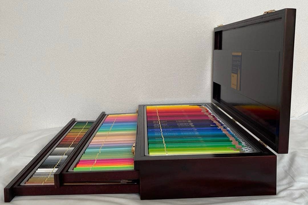 ホルベイン アーチスト色鉛筆 木函セット　150色セット　木箱