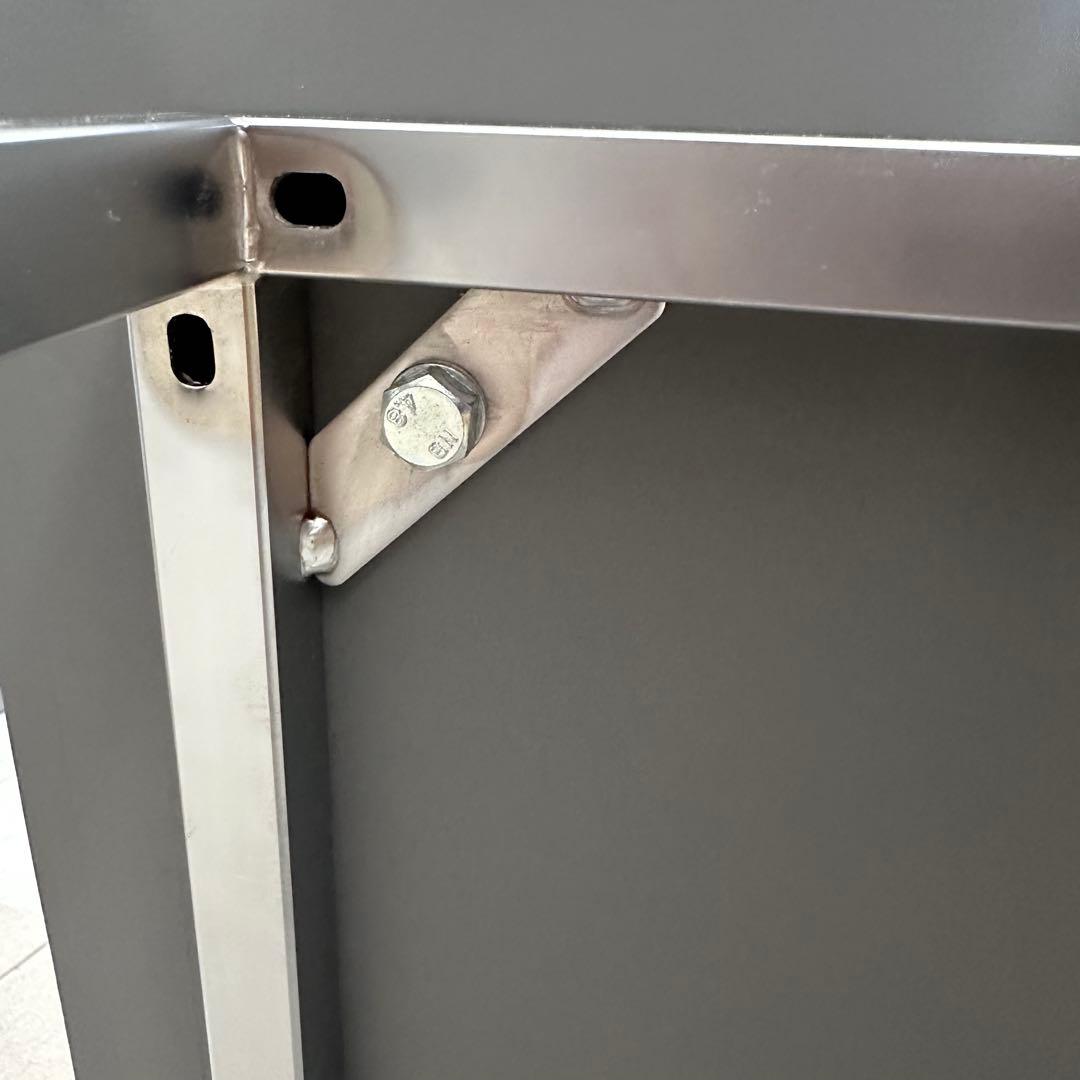 【美品】日本フクラ　スクエアセンターテーブル　80×80cm グレーストーン