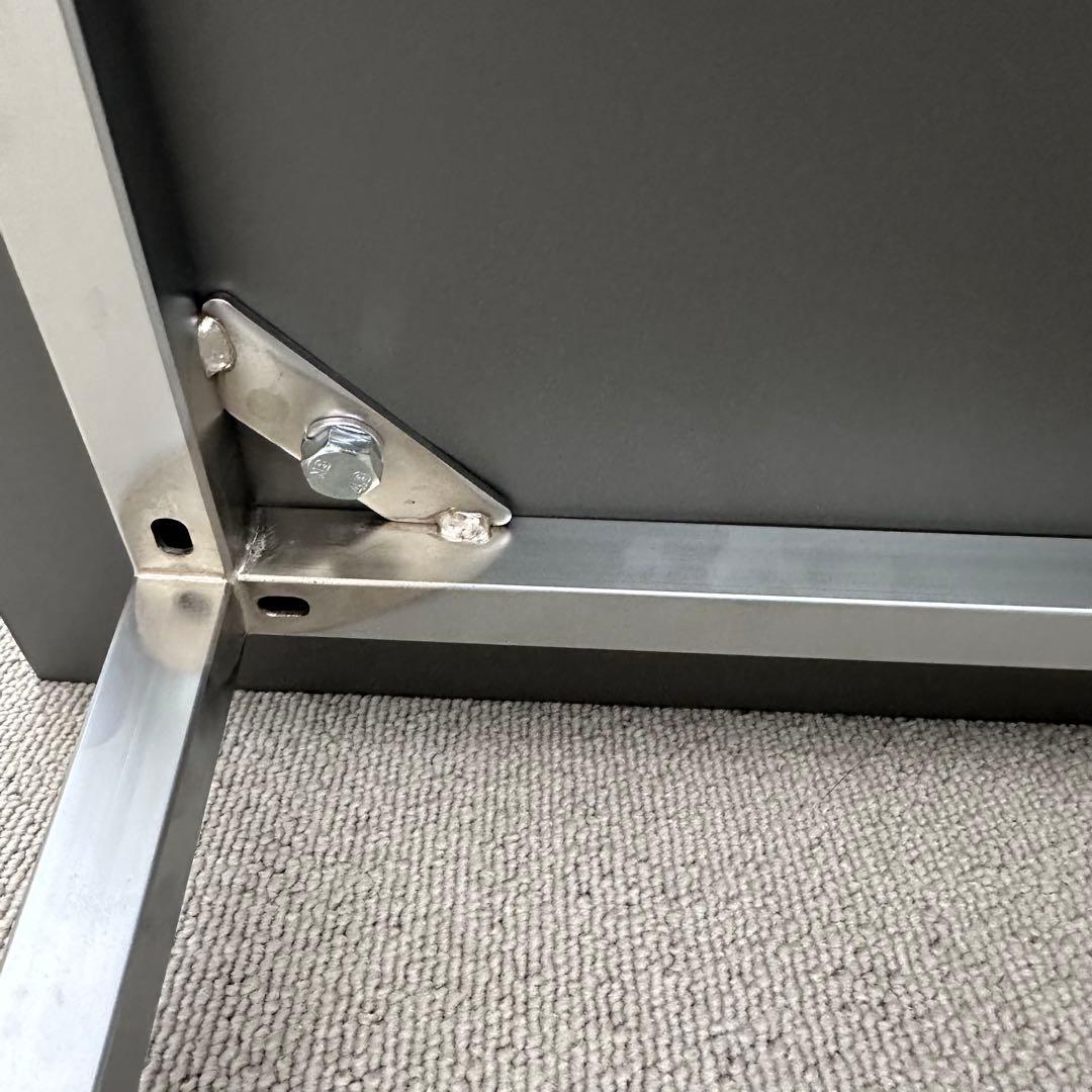 【美品】日本フクラ　スクエアセンターテーブル　80×80cm グレーストーン