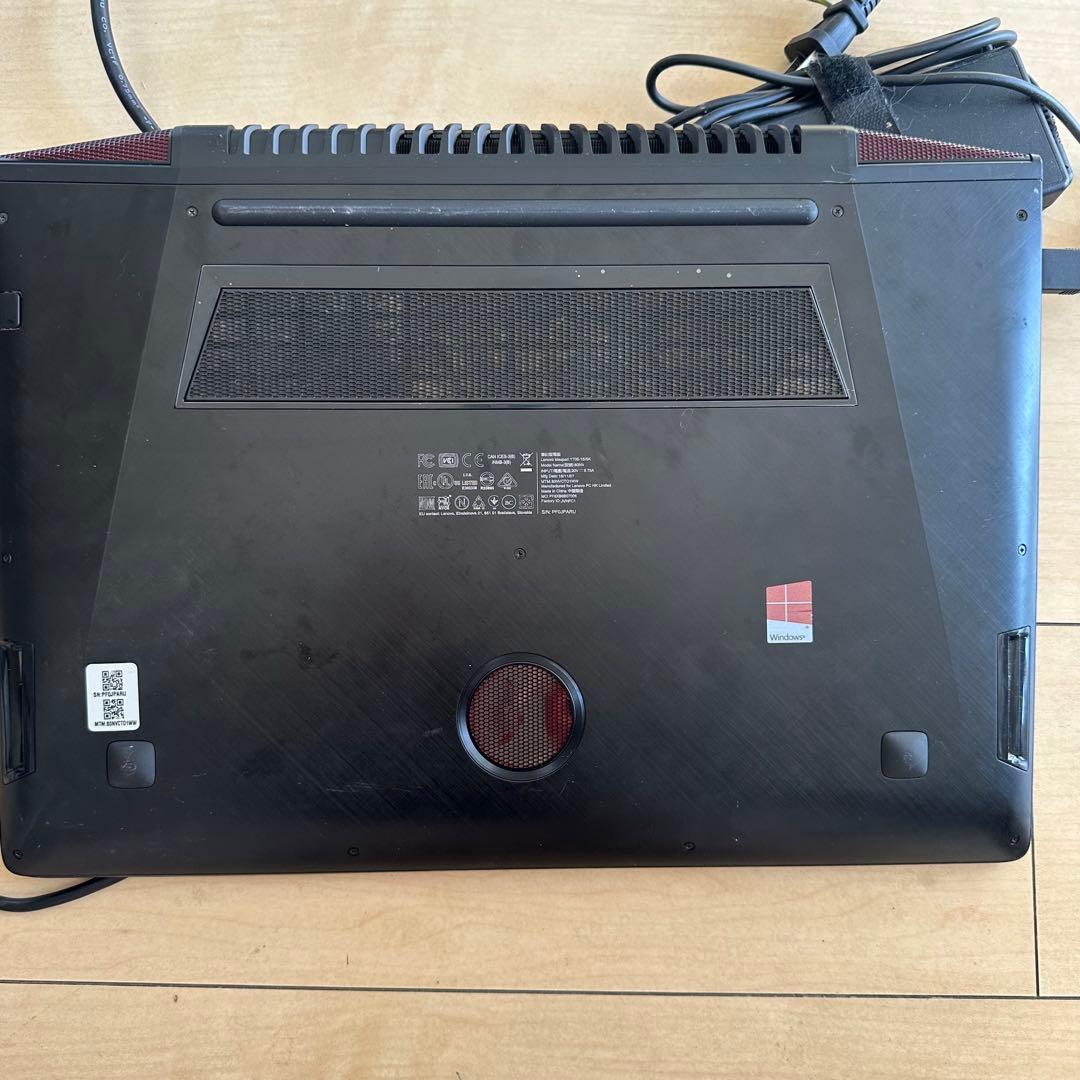 Lenovo Y700-15ISK ノートPC 本体 ACアダプター付き