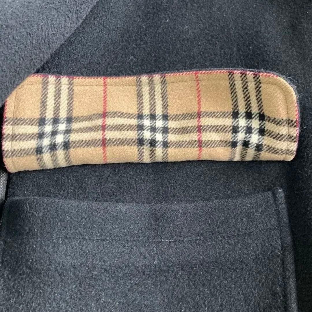 バーバリーブラックレーベル　ダッフルコート 黒色　サイズL