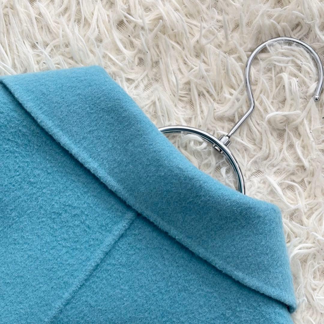 ✨美品✨ ドゥクラッセ 近年モデル カシミヤ混ウールリバーコート ハンドメイド