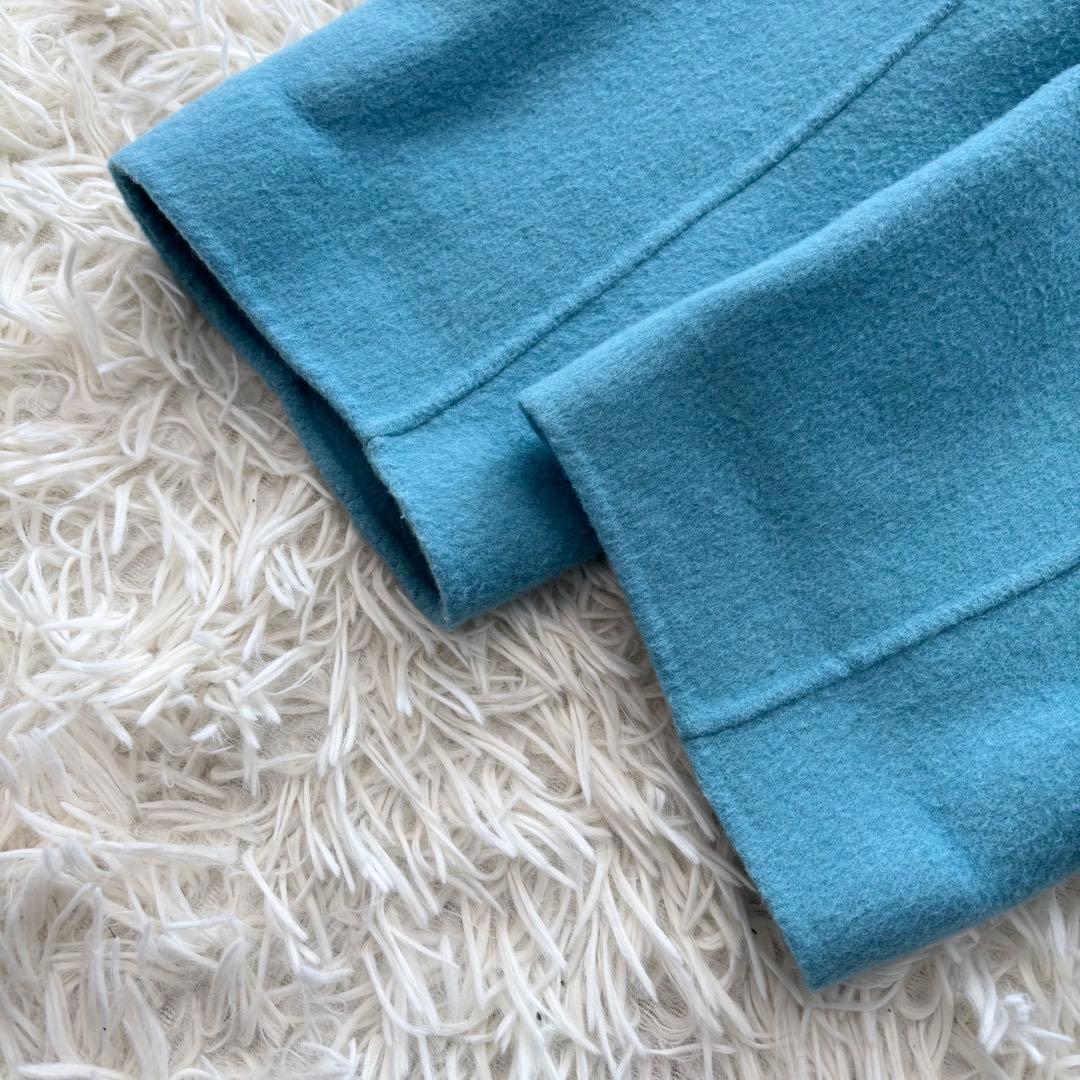 ✨美品✨ ドゥクラッセ 近年モデル カシミヤ混ウールリバーコート ハンドメイド