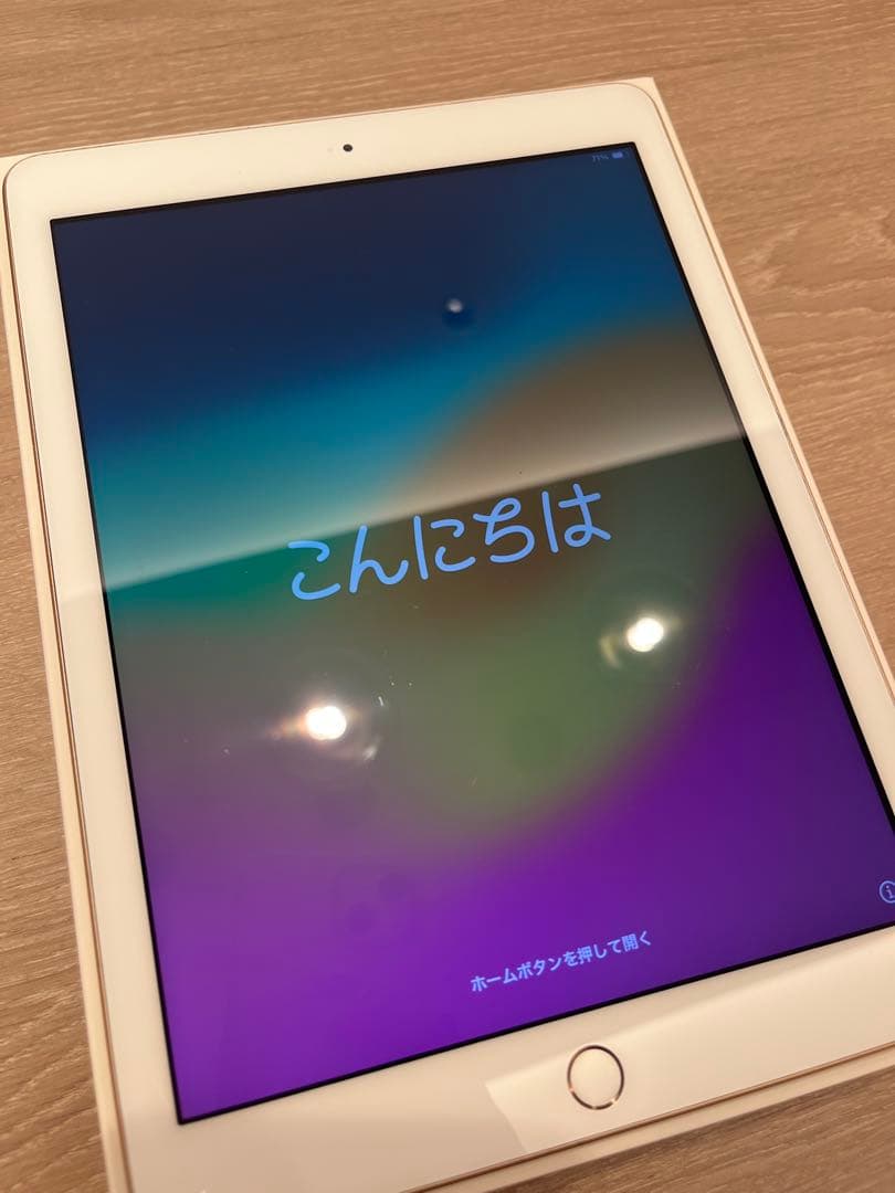 【動作良好】128GB Apple iPad 第6世代 本体 ローズゴールド