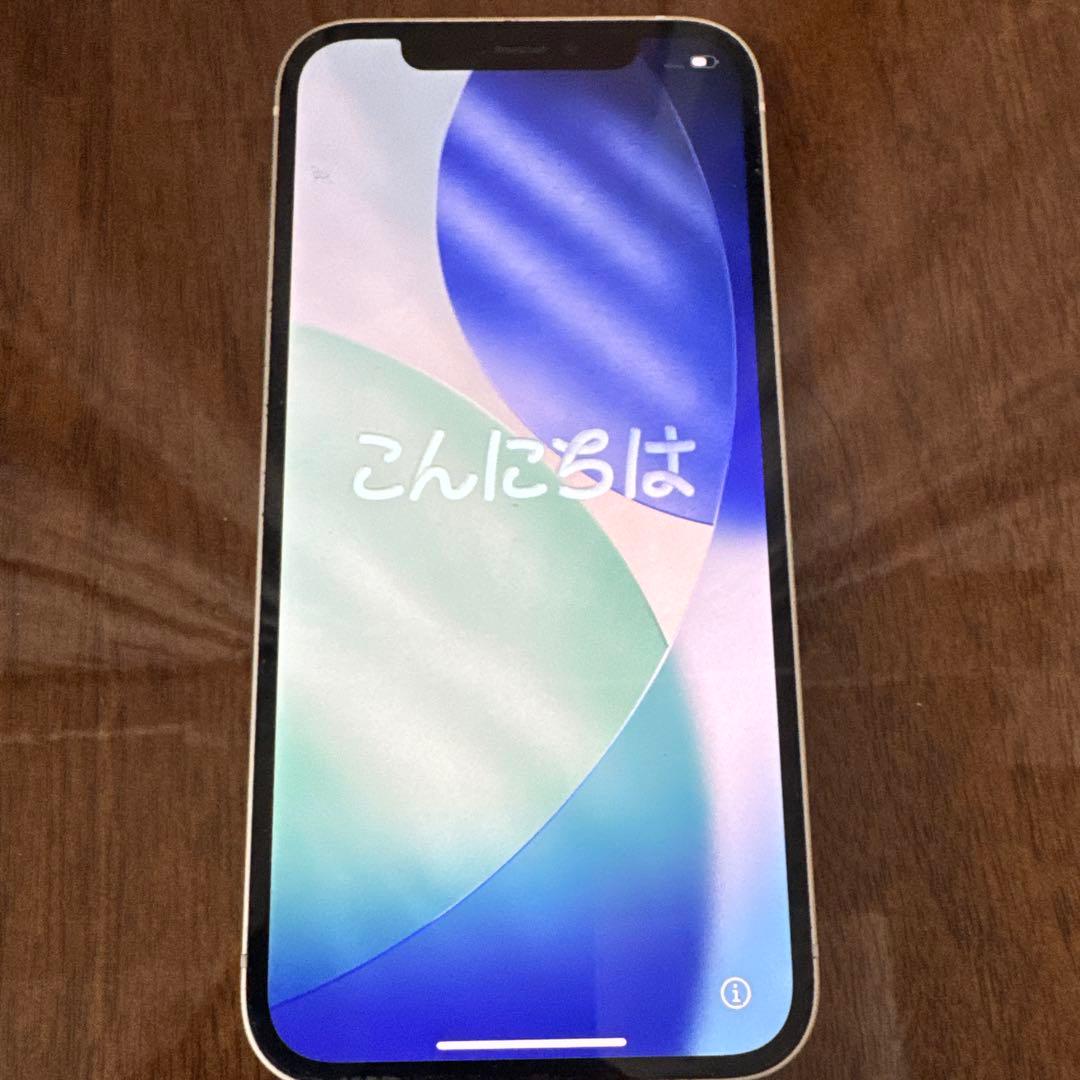 iPhone12 64G ホワイト SIMフリー 不具合なし