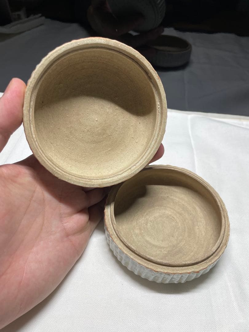 香合。鳳凰文。中国。明時代。茶道具。香道具。古美術。骨董品。舊家蔵出し