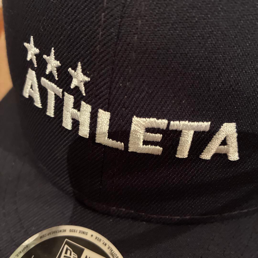 アスレタ NEW ERA キャップ　ネイビー　大人用フリーサイズ