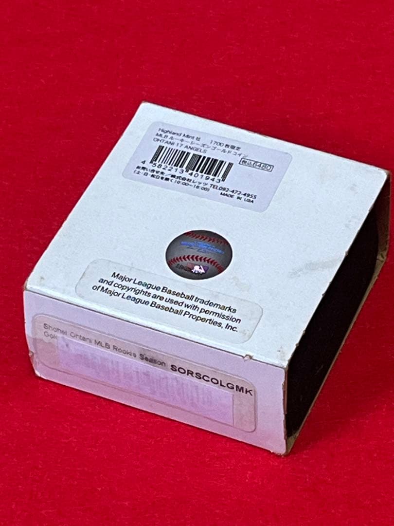 大谷翔平　2018ルーキーゴールド