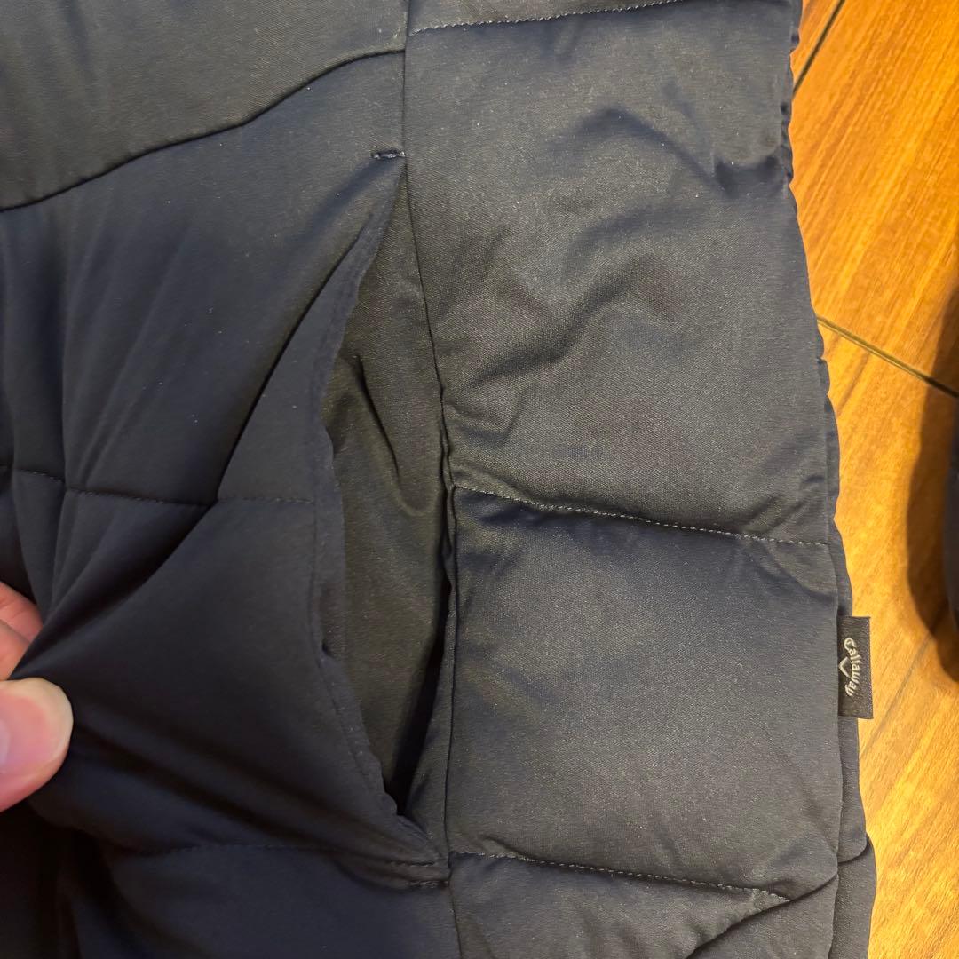 キャロウェイ　メンズ スターストレッチ 中綿ブルゾン　M 紺