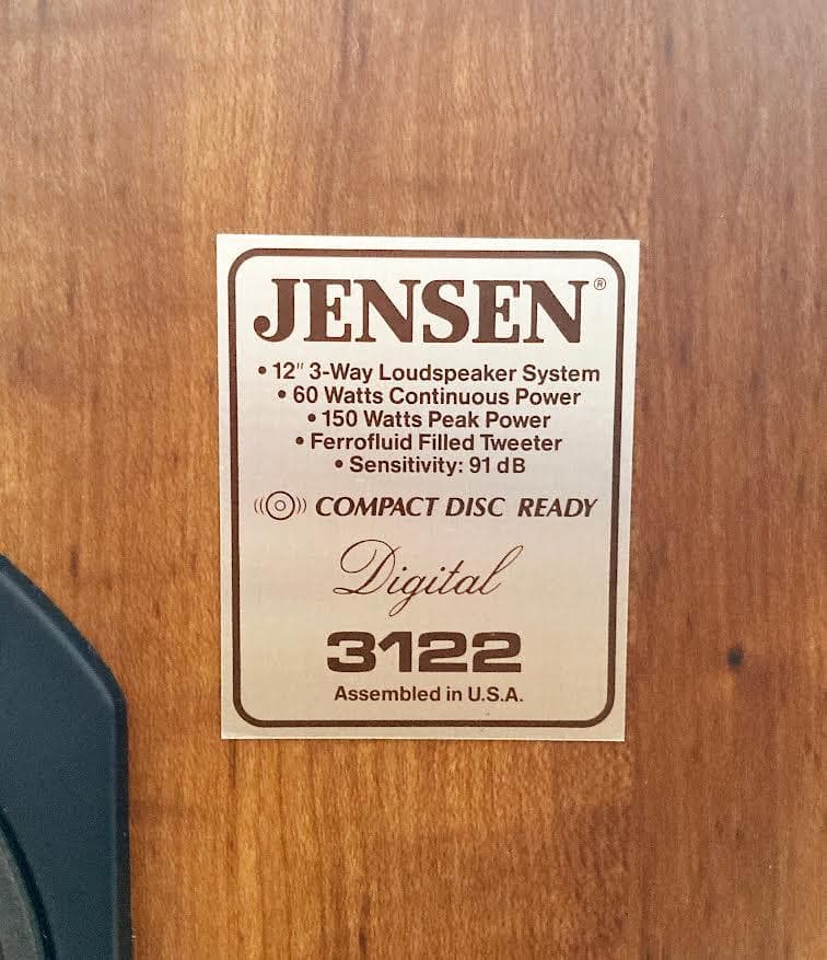  (ジェンセン ) model 3122 US製 スピーカー
