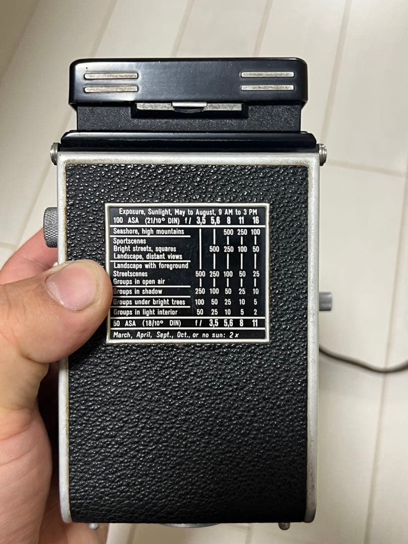 Rolleiflex 二眼レフカメラ Tessar1:3,5 f=75 ジャンク