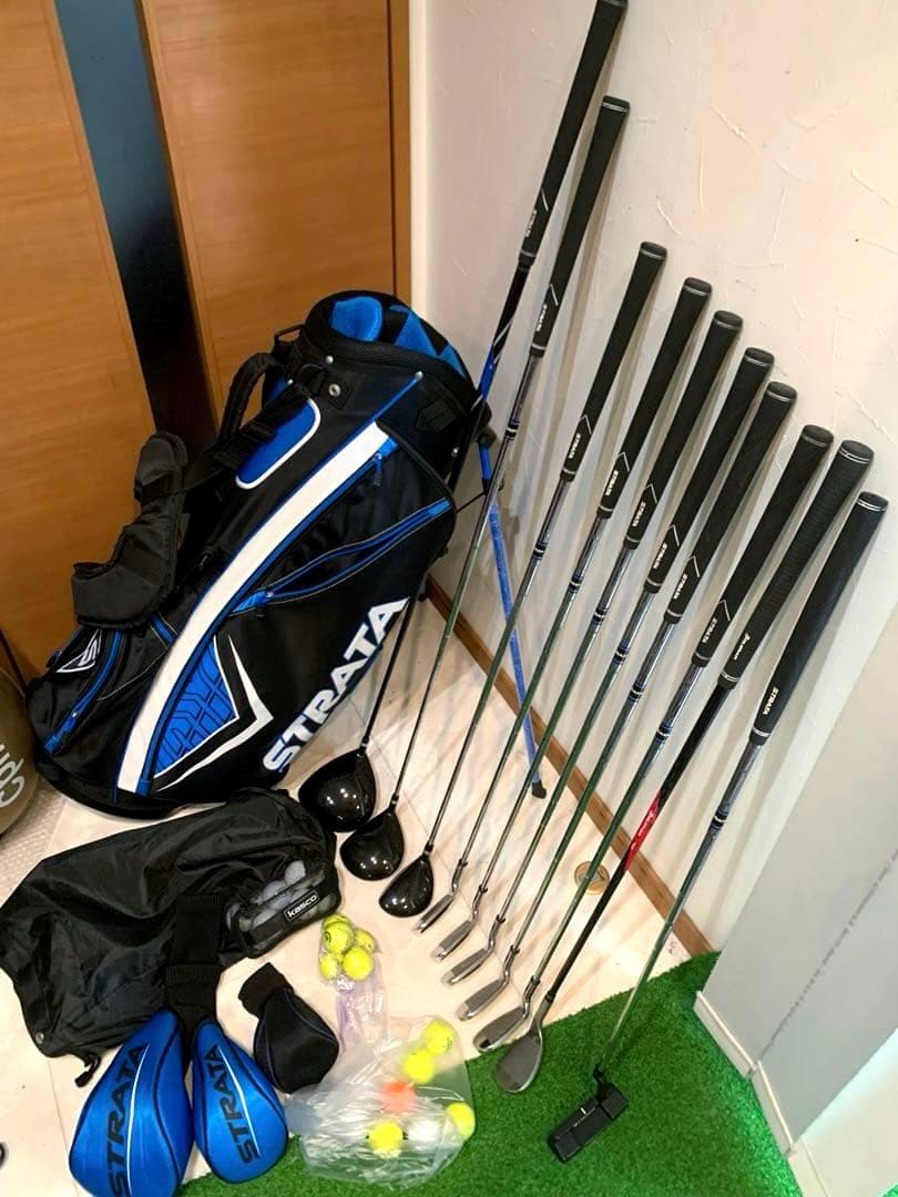 希少　左　レフティ　キャロウェイ　ストラータ　ゴルフクラブ 本格フルセット