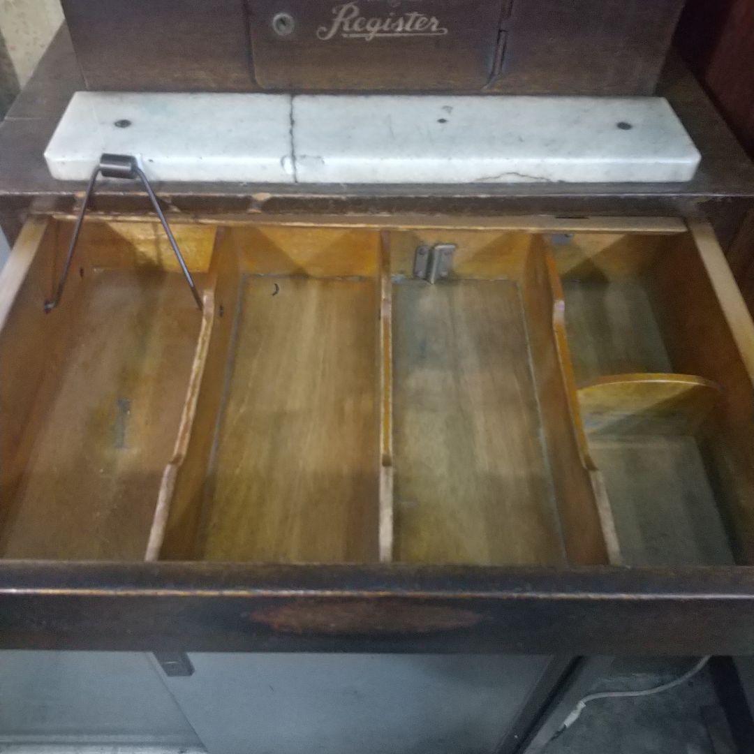 木製レジスター 国松 アンティーク 昭和30年代