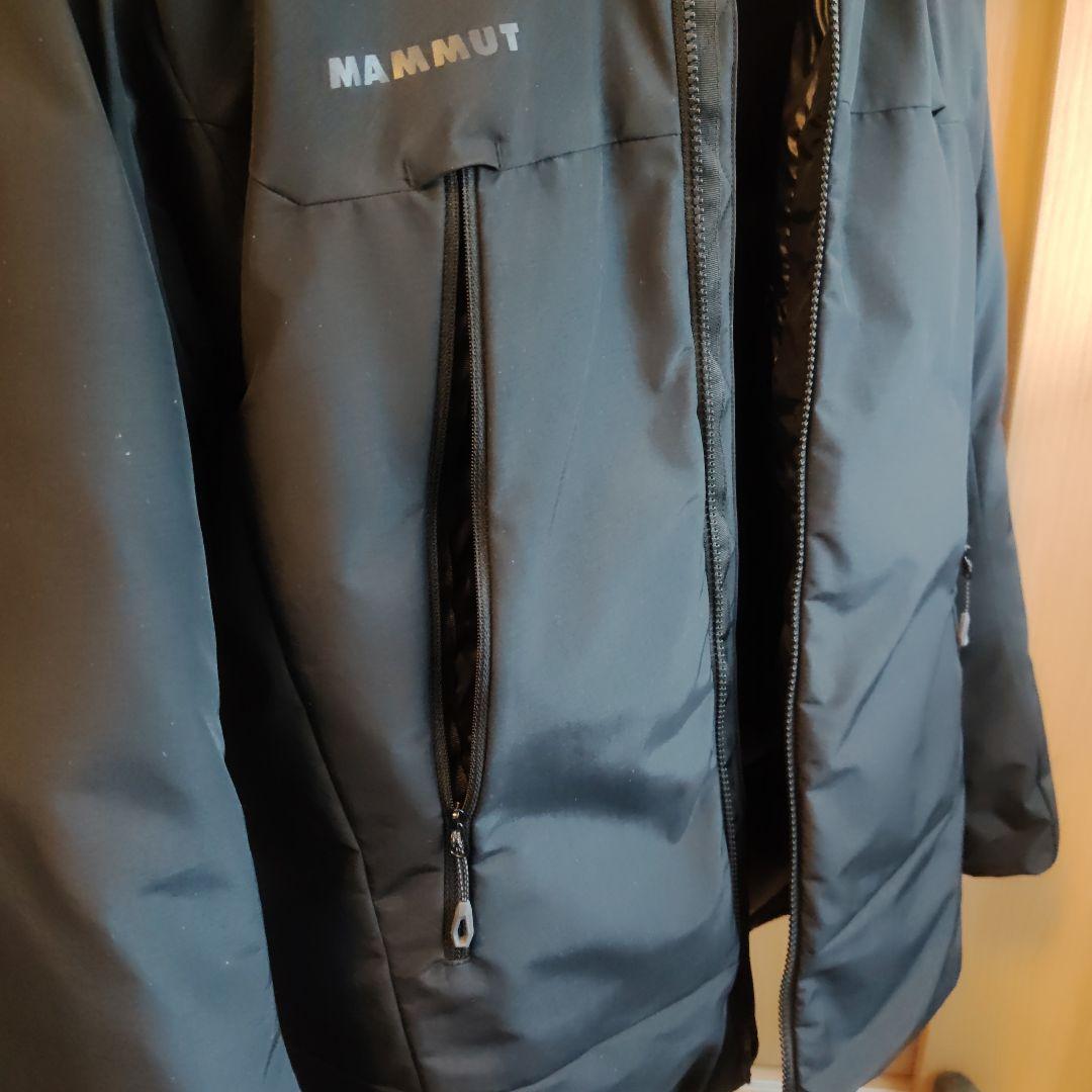 MAMMUT クレーター サーモフーテッド ジャケット Sサイズ BLACK