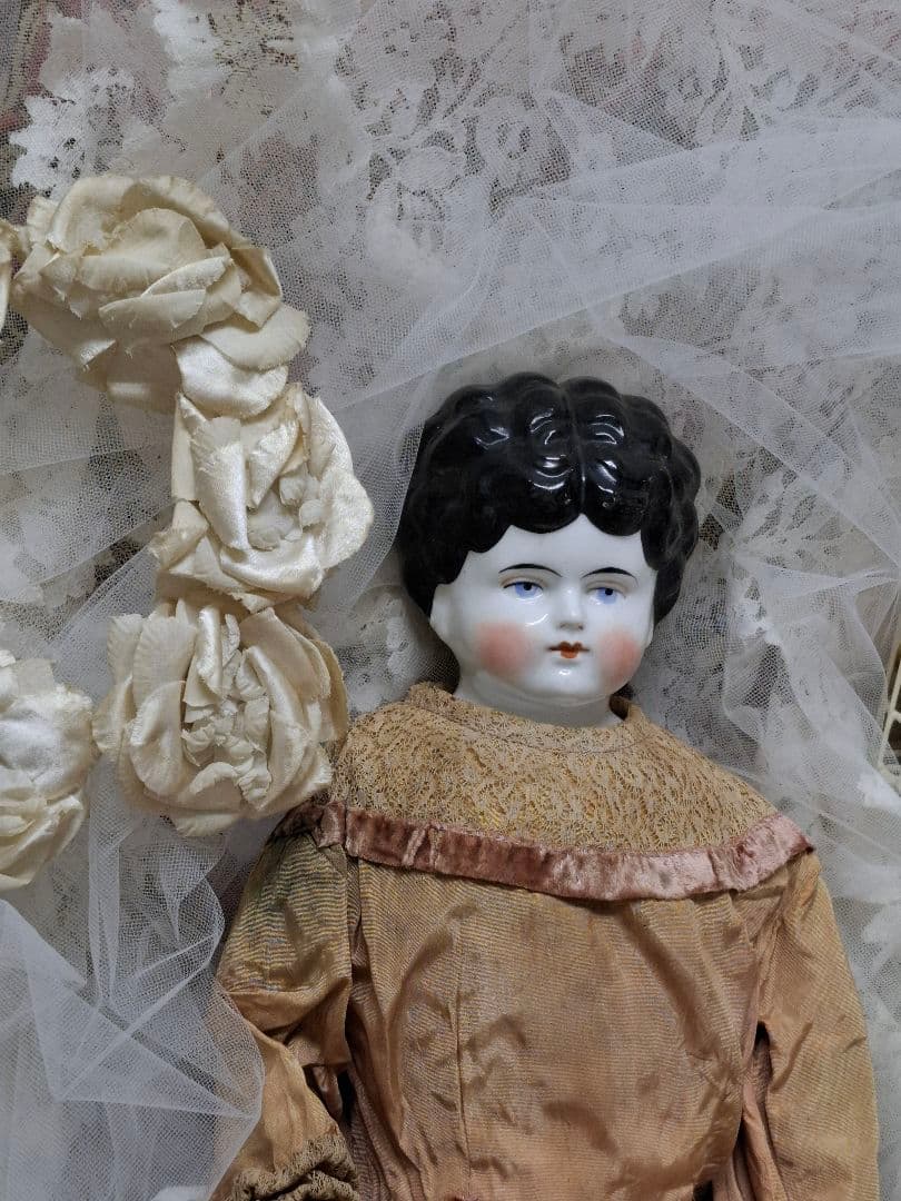 アンティーク★チャイナヘッドドール★ミニョネット★ジュモー