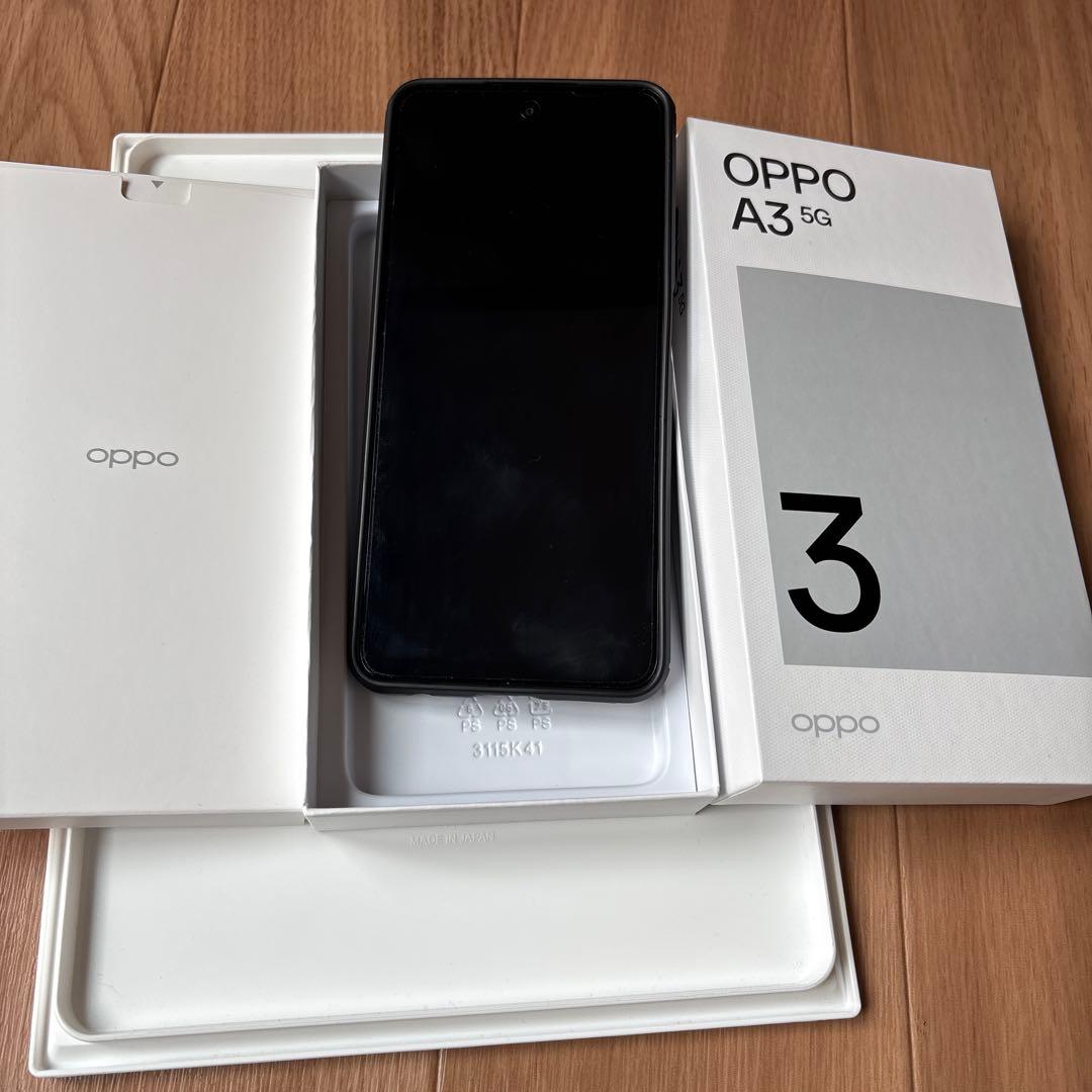 美品Oppo A3 5G 本体 紫SIMフリー