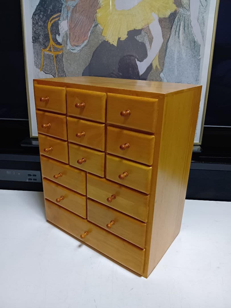 希少　北欧　ナチュラル　シンプル　モダン　メープル　無垢材　小引き出し