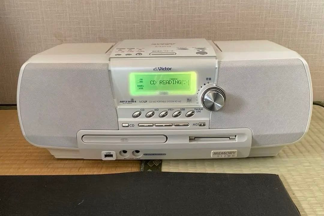 ビクターVictor RD-M2-W (ホワイト) リモコン付き