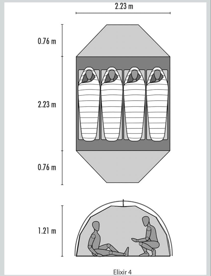 MSR ELIXIR 4✳︎テント