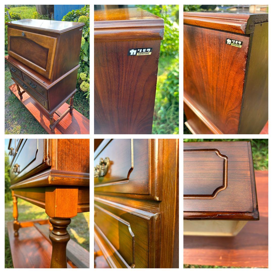 karimoku カリモク コロニアル　ライティングビューロー　ビンテージ