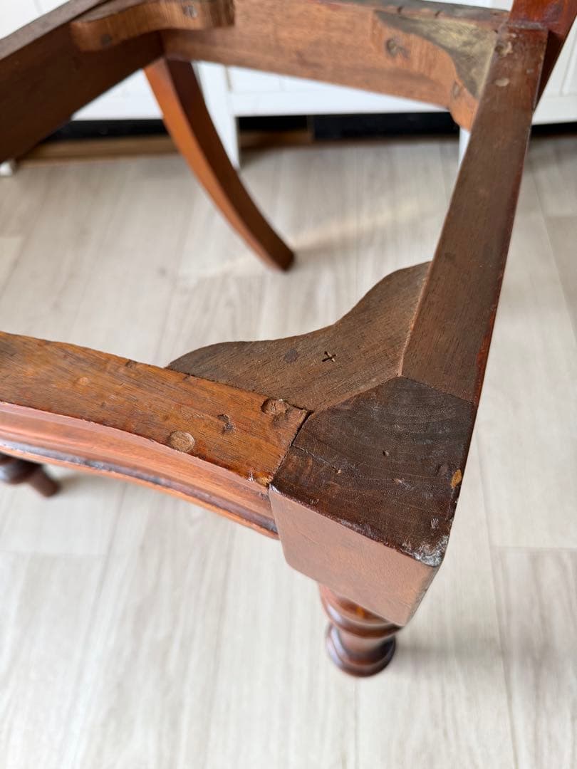 イギリス アンティーク 家具 バルーンバックチェア 椅子 イス 英国