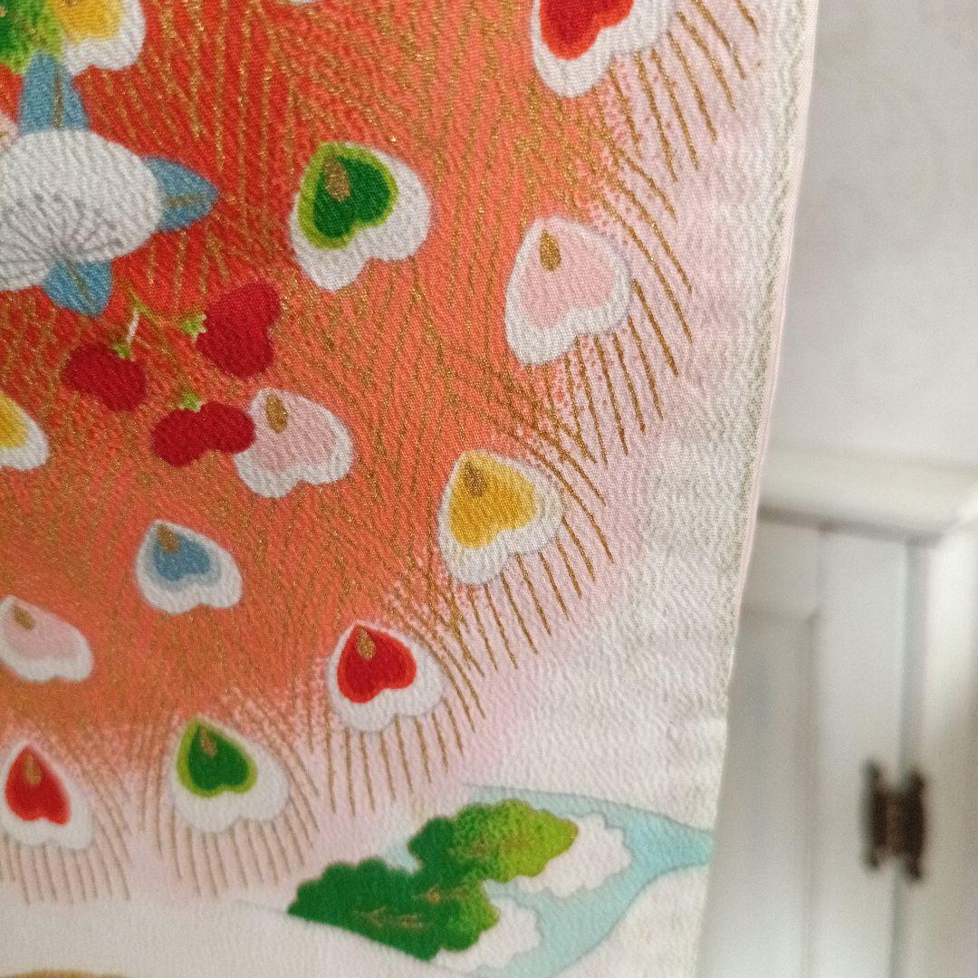 専用です☆アンティーク白系着物にだらり帯☆七五三フルセット