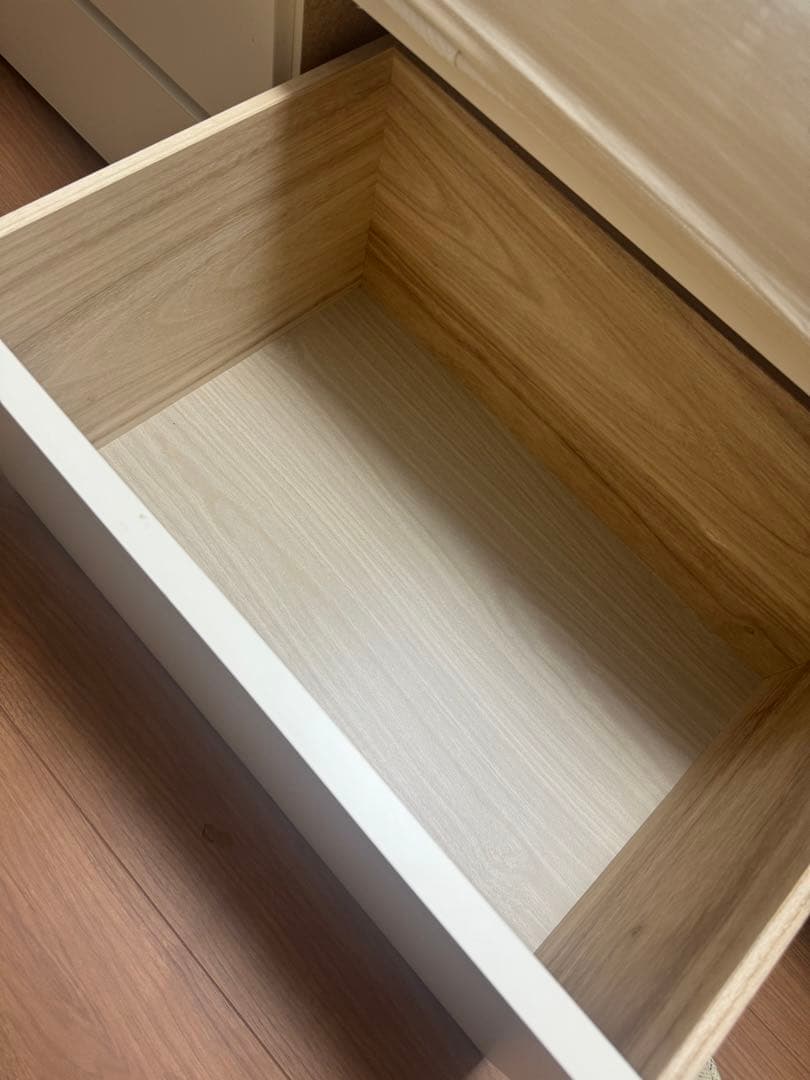 【8/31まで掲載予定】ダブルベッドフレーム 収納大