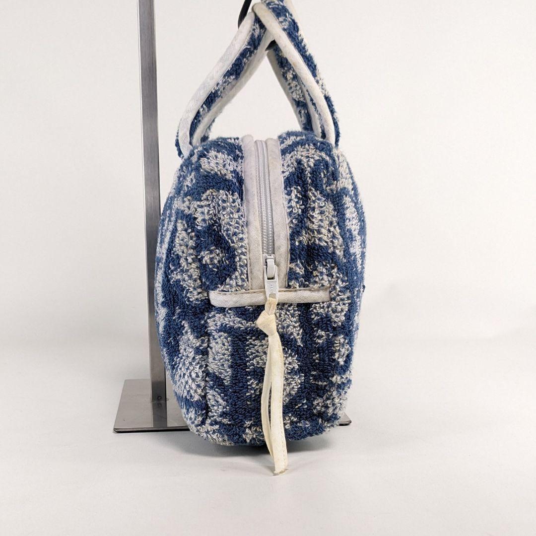 Dior クリスチャンディオール トロッター ハンドバッグ ミニバッグ パイル地