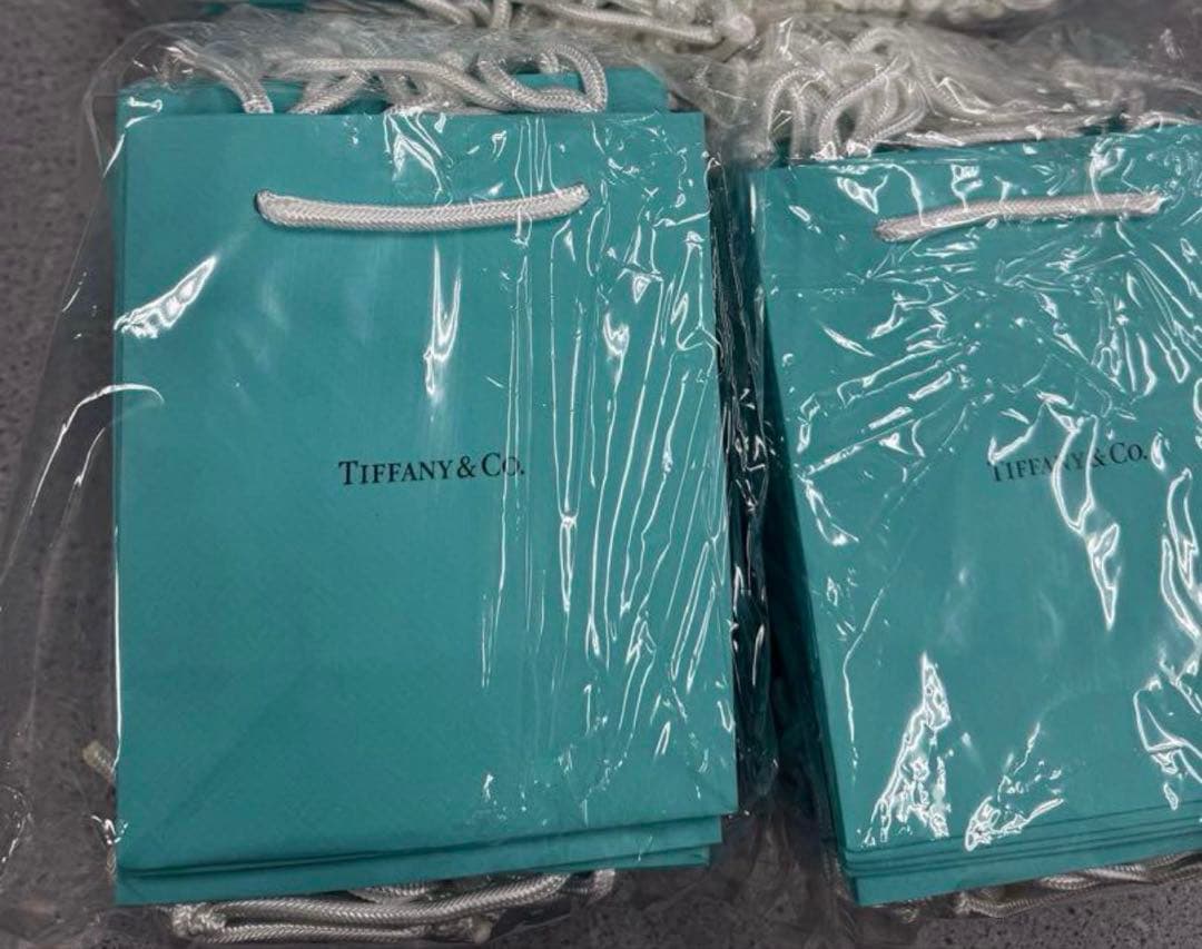 現行品Tiffanyティファニー　ミニショッパー紙袋50枚