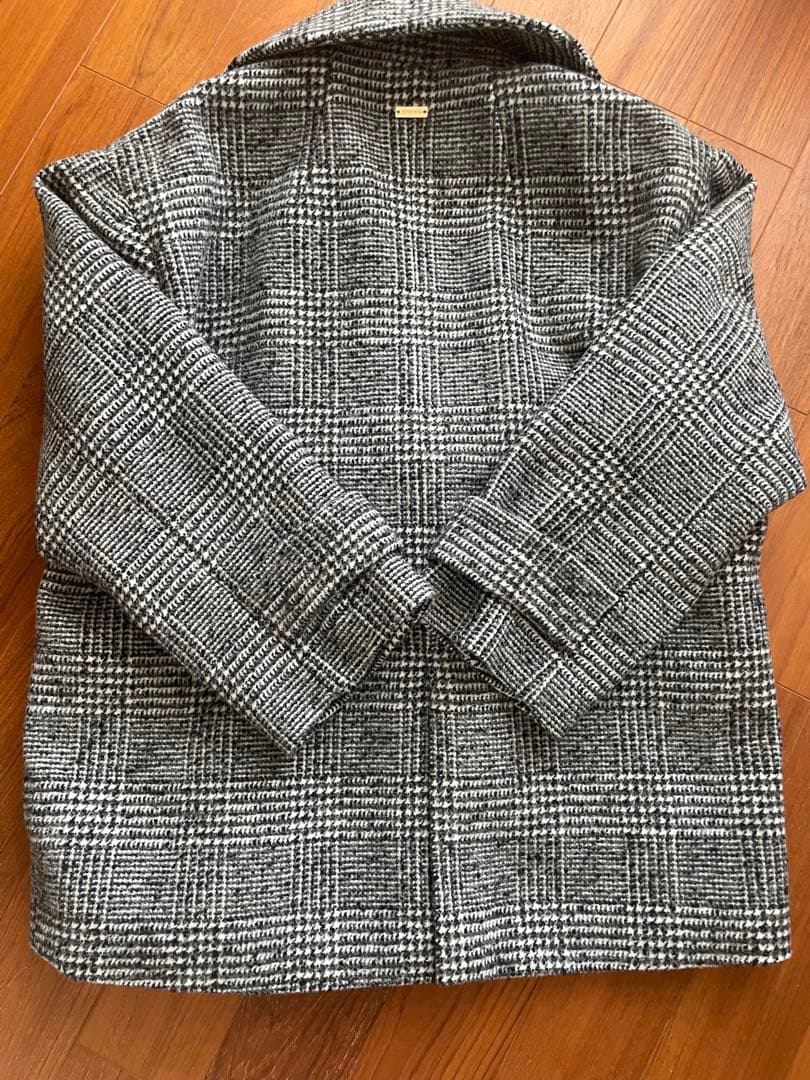 Mystrada Pコート　チェック　新品　M