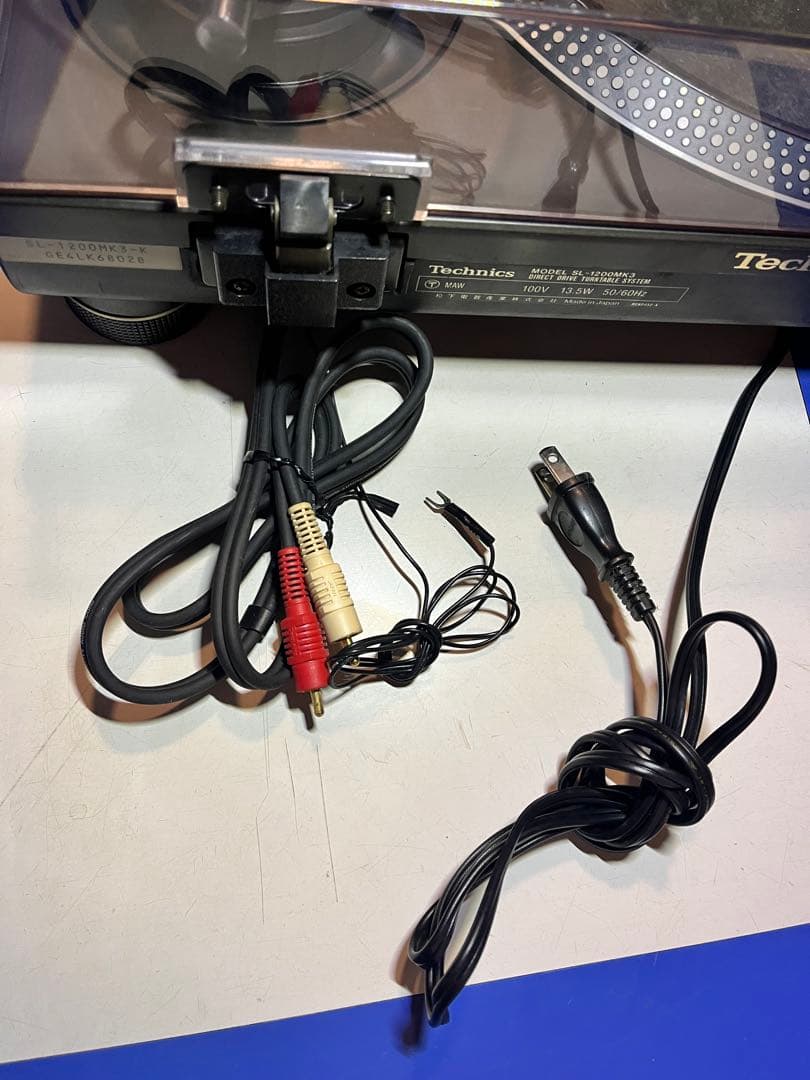 【作動確認済】テクニクス SL1200 MK3 ターンテーブル　中古