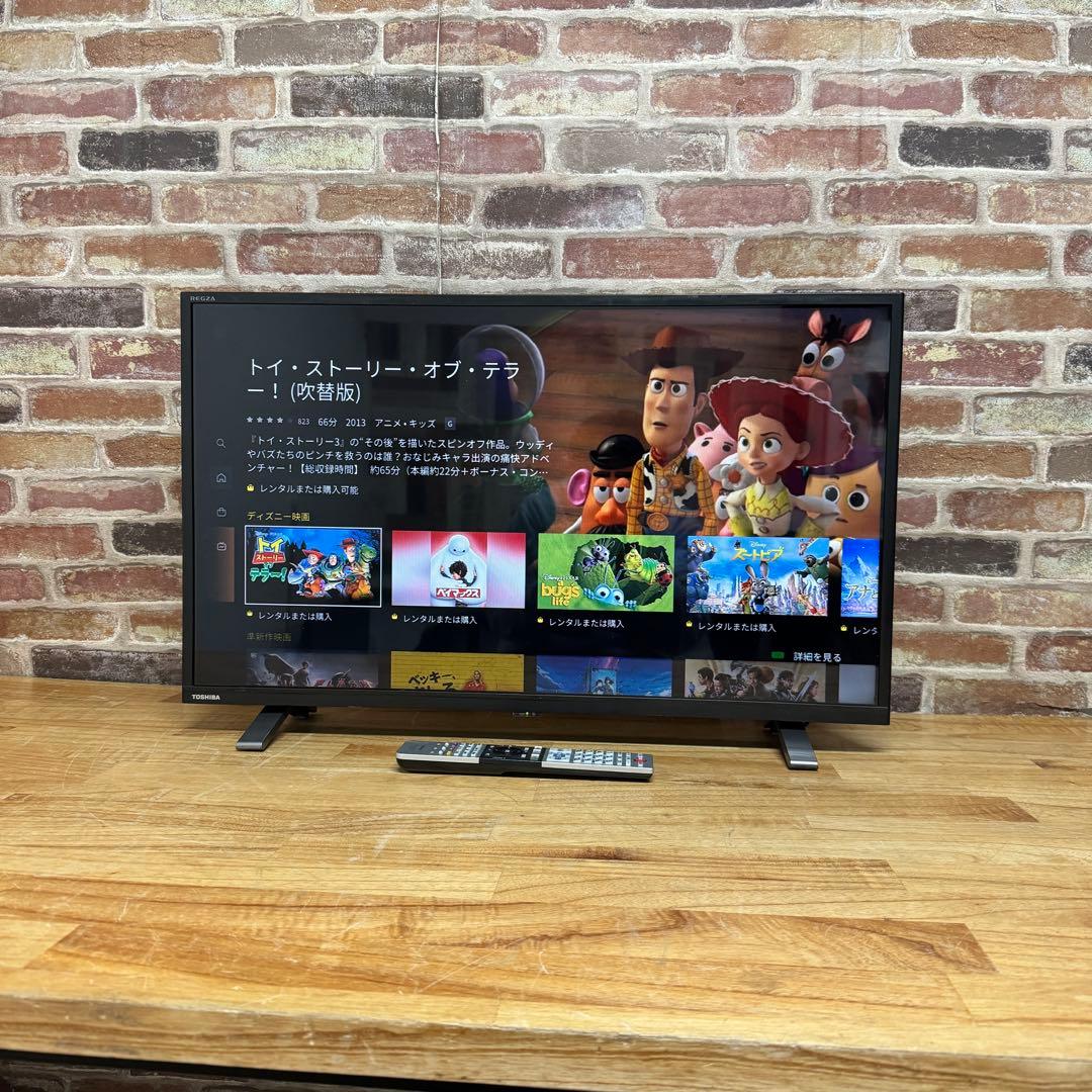 2023年製！ 東芝 40V型 液晶テレビ 40V34 REGZA 動画アプリ○