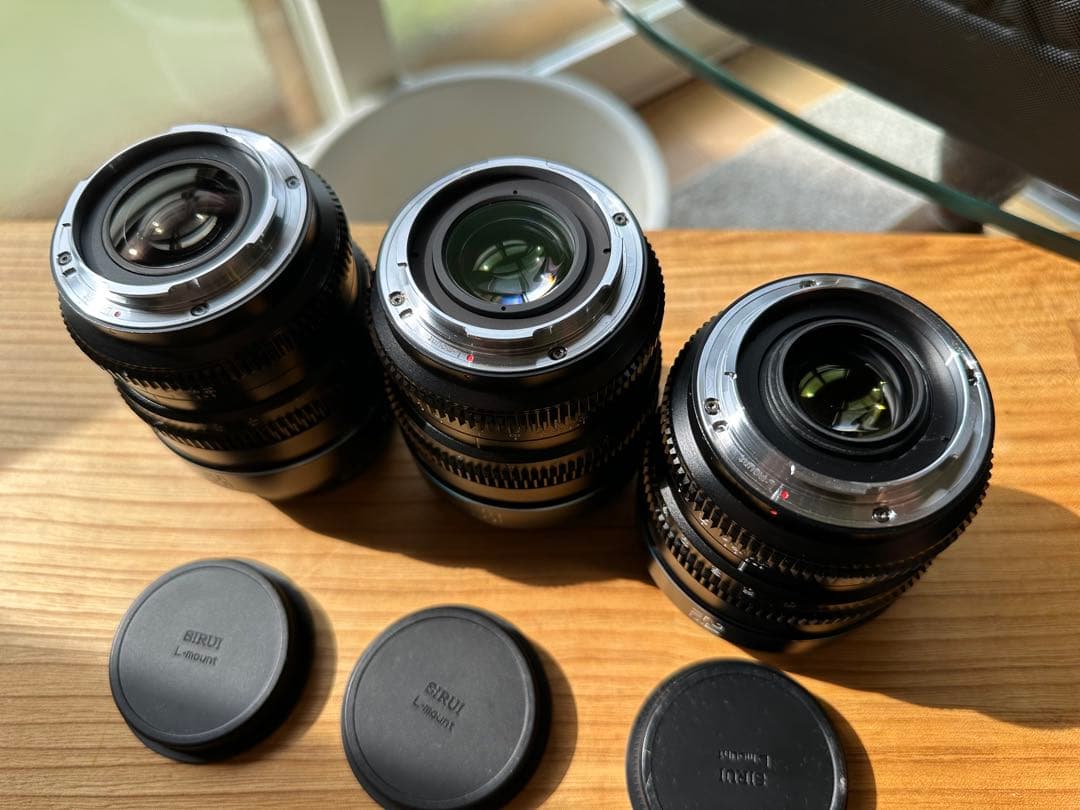 SIRUI Night Walker 24、35、55mmシネマレンズセット