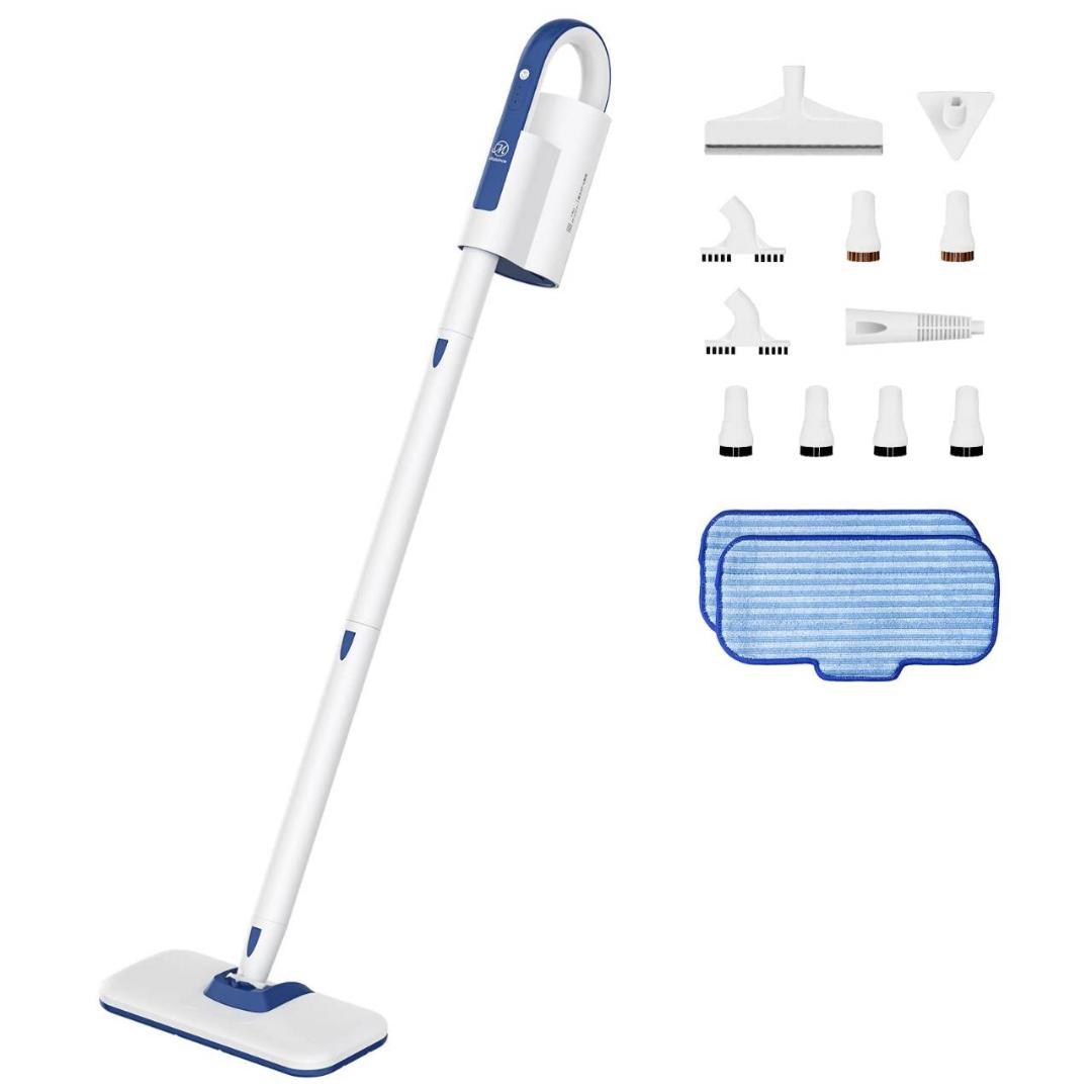 3段階で蒸気量を調節できる高性能スチームクリーナー