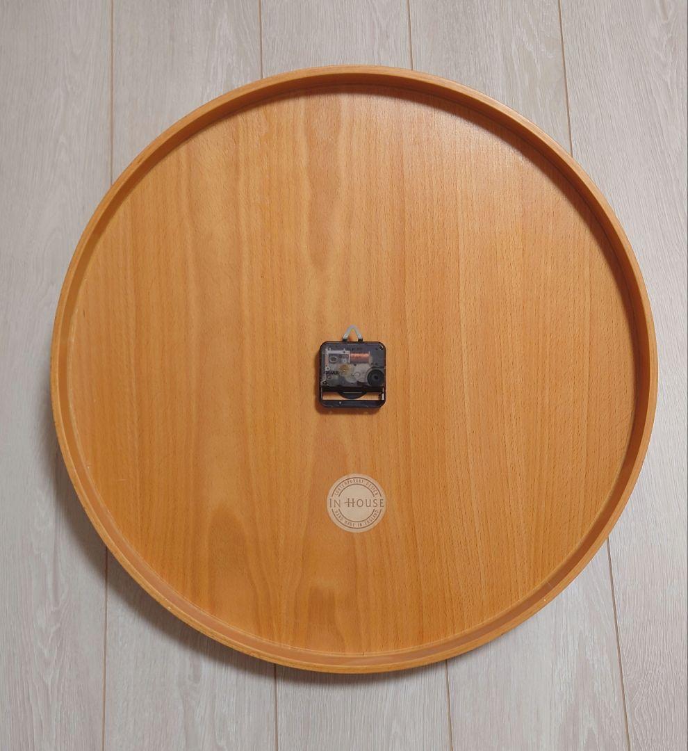 IN HOUSE インハウス 時計 50cm 定価28600円 北欧　レア