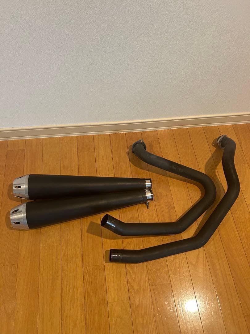 コウタロウ希少!!ハーレーXR1200モータステージフルエキマフラー