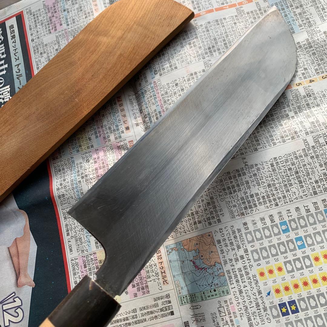 佑成　本焼　薄刃包丁　8寸　和包丁　最終値下げ