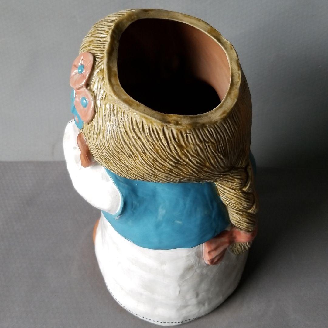 信楽焼 傘立て いねむり坊や 高さ４４cm